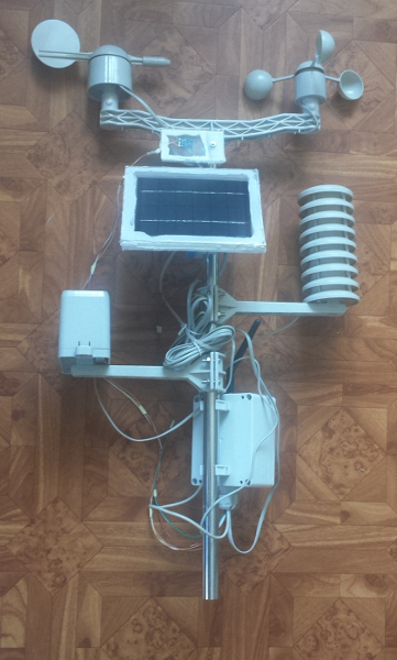 WiFi solar powered meteostation